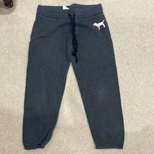 VS Pink Grey Jogger Sweatpants Size XS